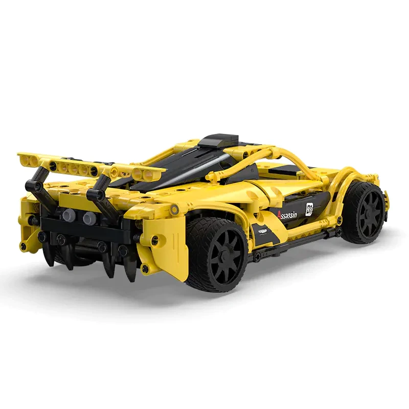 CaDA Sports Car 1:14 Building Block Cart Technic