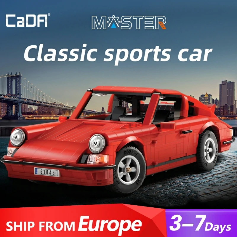 CaDA C61045 Red Porsche 911 Technic Europe Warehouse Express