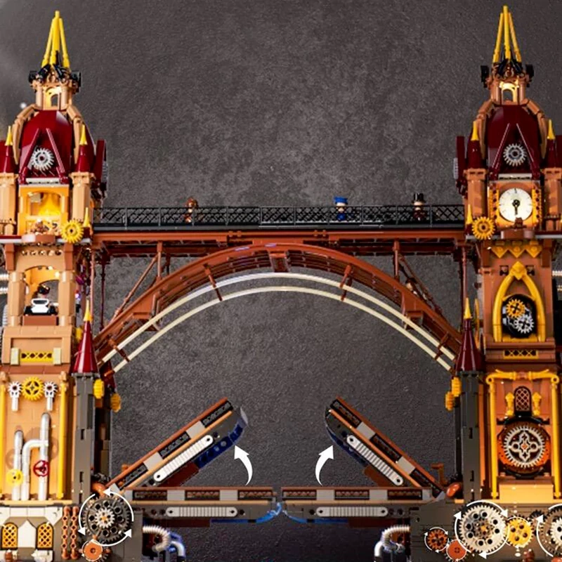 FunWhole F9047 Steampunk City Bridge Modular Buildings