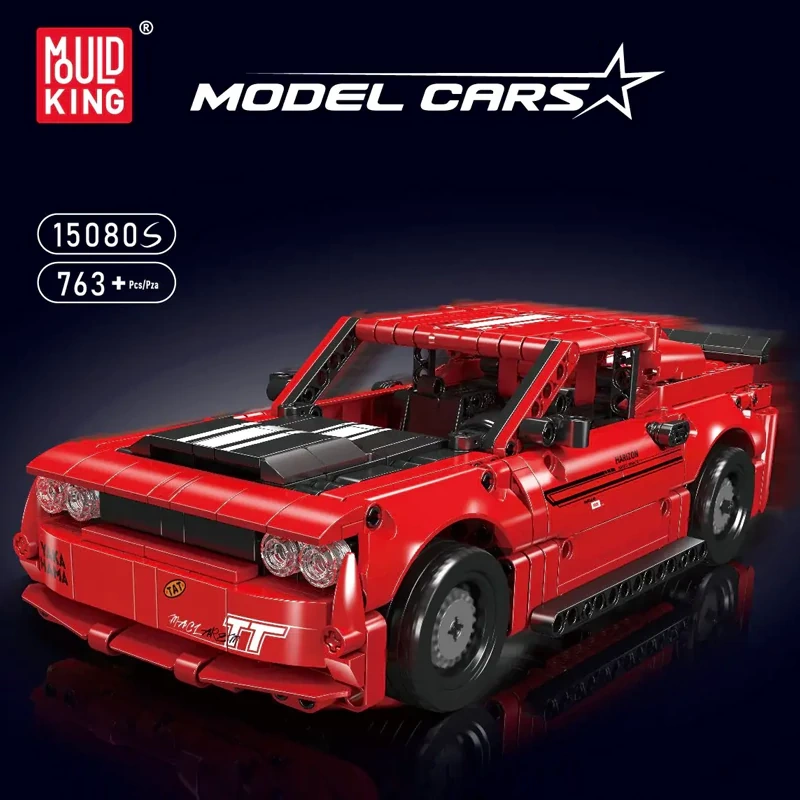 MouldKing 15080S Challenger Pull Back Car Technic