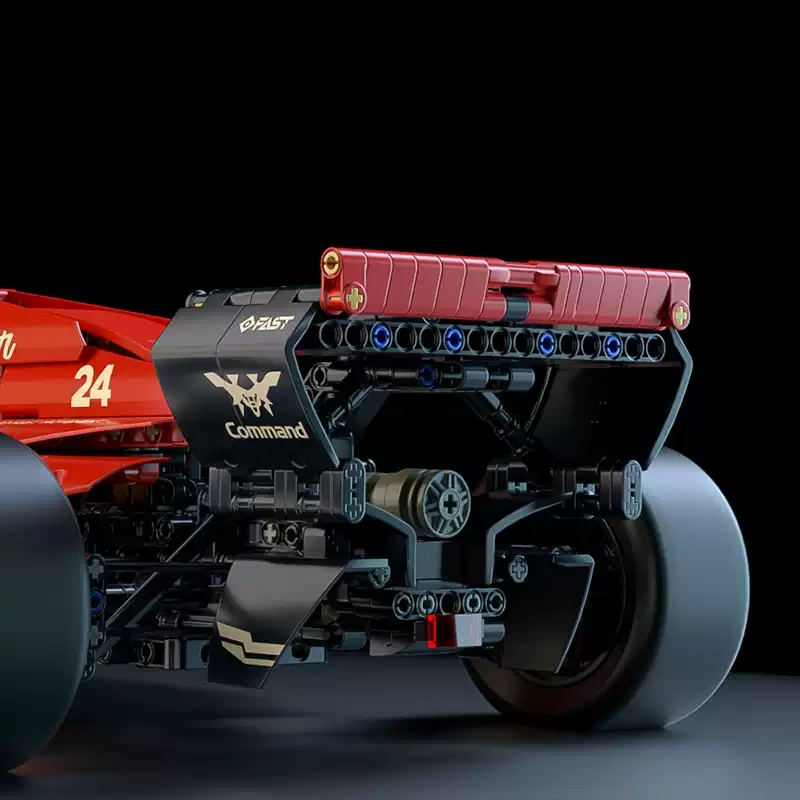 SHANGHAI 無限可能 XingyaYoupin 66628 1: 8 Red And White F1 Formula Technic