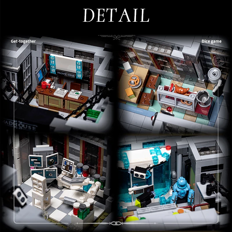 Studio MOC 613002 Lunatic Hospital Modular Buildings