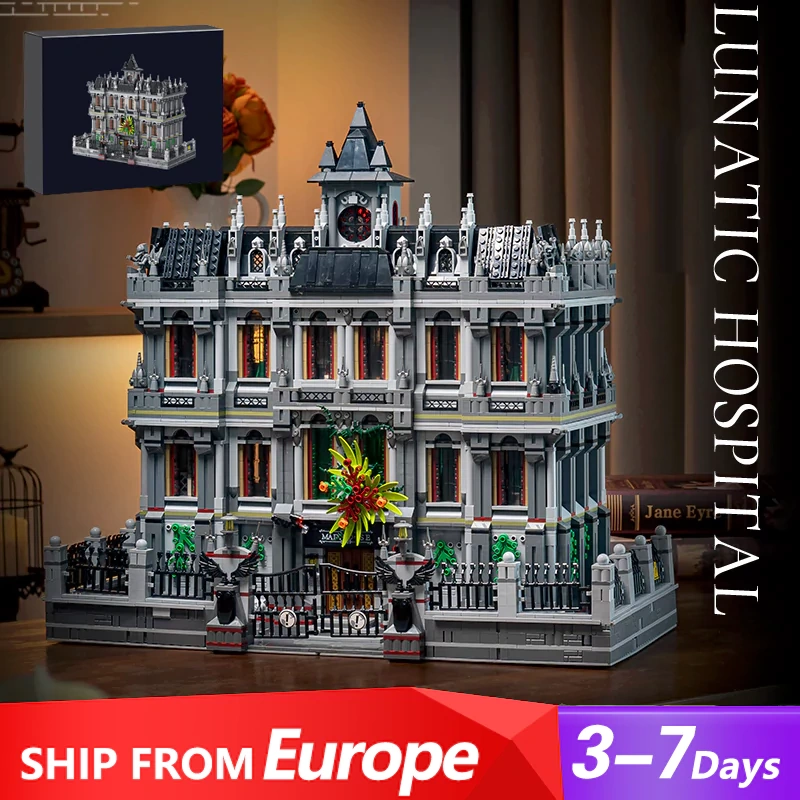 [Pre-sale] Studio MOC 613002 Lunatic Hospital Modular Buildings US Warehouse Express