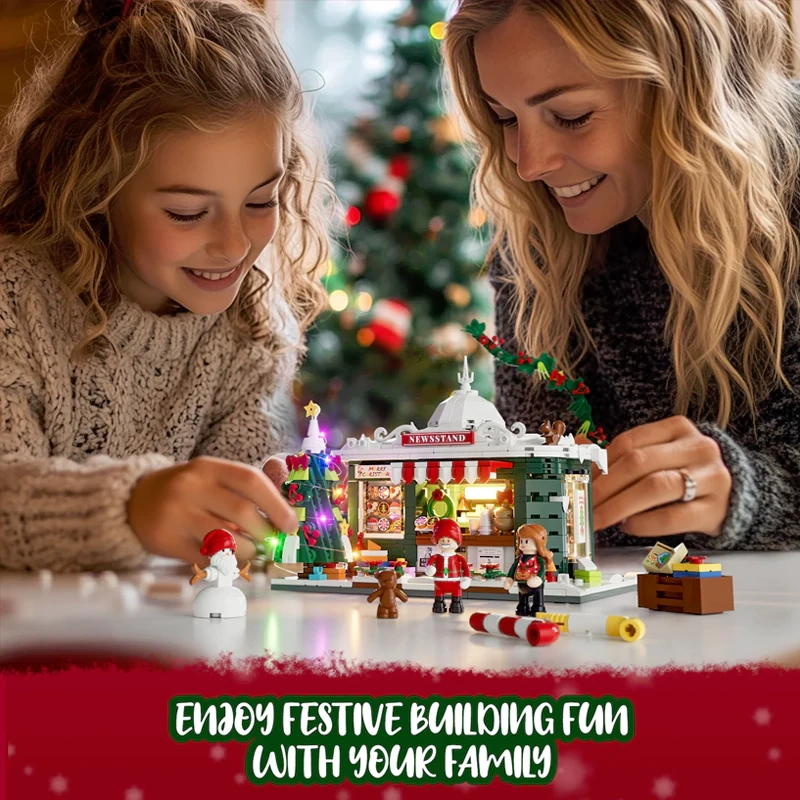FunWhole F9055 Christmas Newsstand Christmas