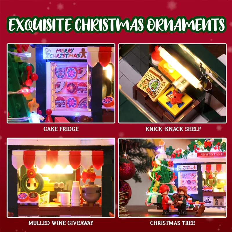 FunWhole F9055 Christmas Newsstand Christmas