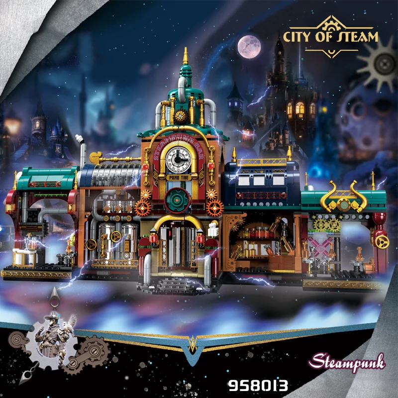 ZHEGAO 958013 Steampunk Bar Modular Buildings
