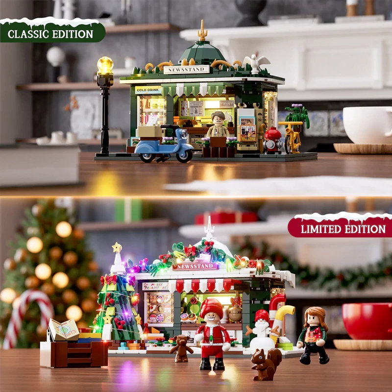 FunWhole F9055 Christmas Newsstand Christmas