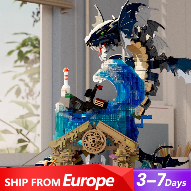 [Pre-sale] Iambrick 30302 Leviathan's Rage Game Europe Warehouse Express