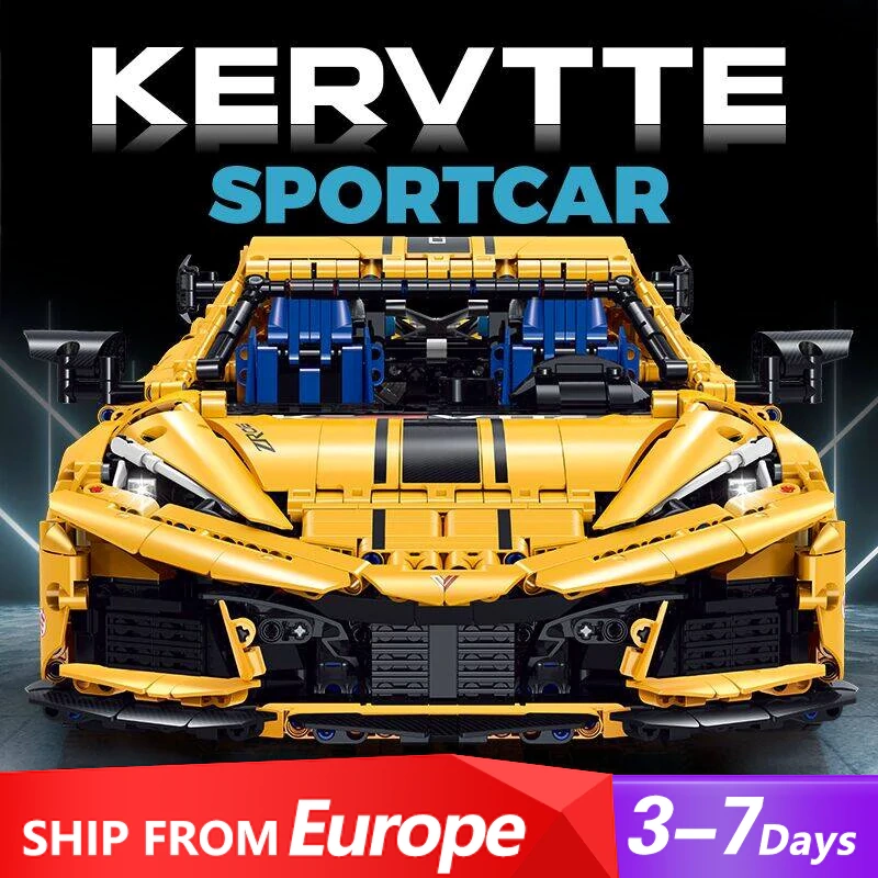 [Pre-sale] GULY 10622 1: 8 supercar series - Corvette Technic Europe Warehouse Express