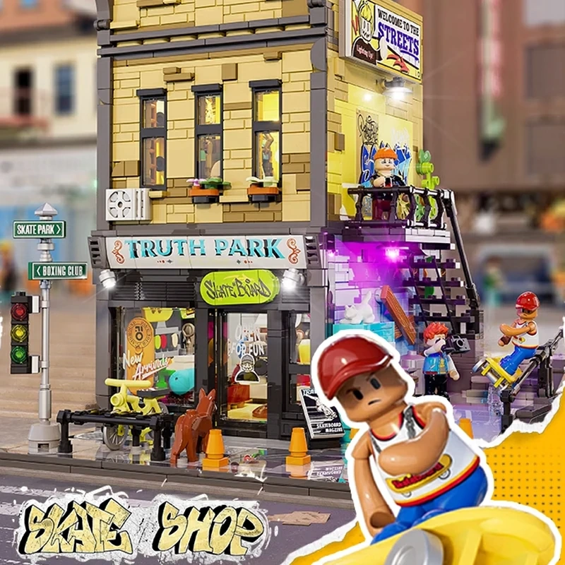 [Pre-sale] FunWhole F9051 American Street: Skate Shop Modular Buildings Europe Warehouse Express