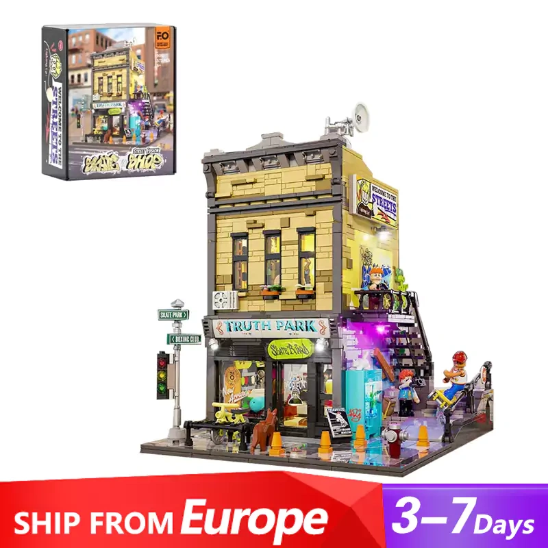 [Pre-sale] FunWhole F9051 American Street: Skate Shop Modular Buildings Europe Warehouse Express