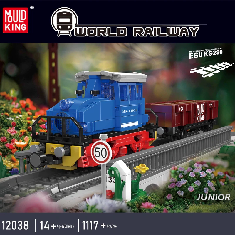 MouldKing 12038 ESU KG230 Diesel Locomotive Technic