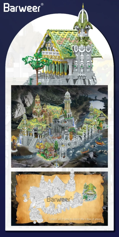 [Pre-sale] BAKA 33237 The Hall Of Waterfront The Lord of the Rings Movie Europe Warehouse Express