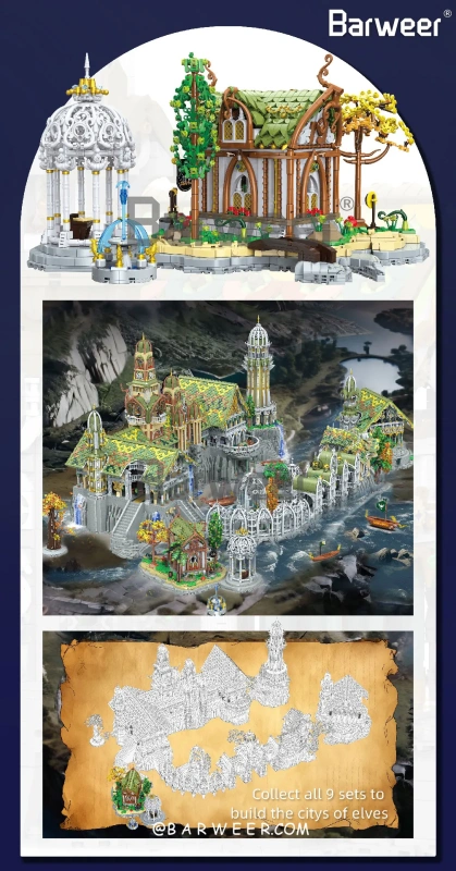 [Pre-sale] BAKA 33238 The Elven Tavern The Lord of the Rings Movie Europe Warehouse Express