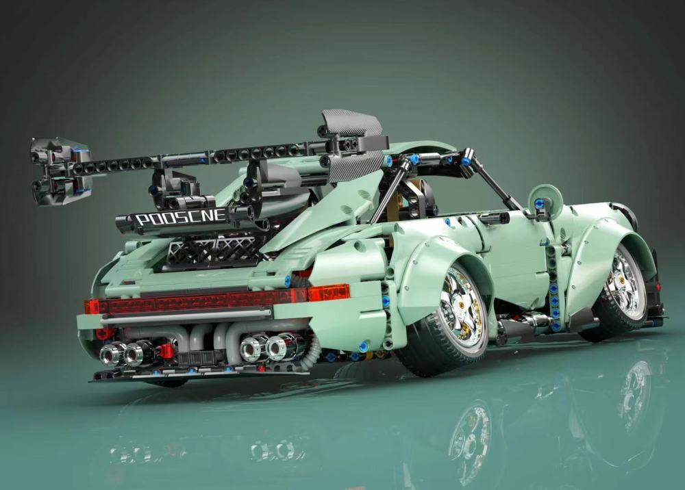 【With Motor】K-BOX 10220 "Porsche" 964 Building Blocks 2435pcs Bricks Toys Model Ship To Europe 3-7 Days Delivery