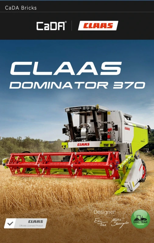 CaDA C61508 CLAAS Dominator 370 Harvester 1:17 Technic