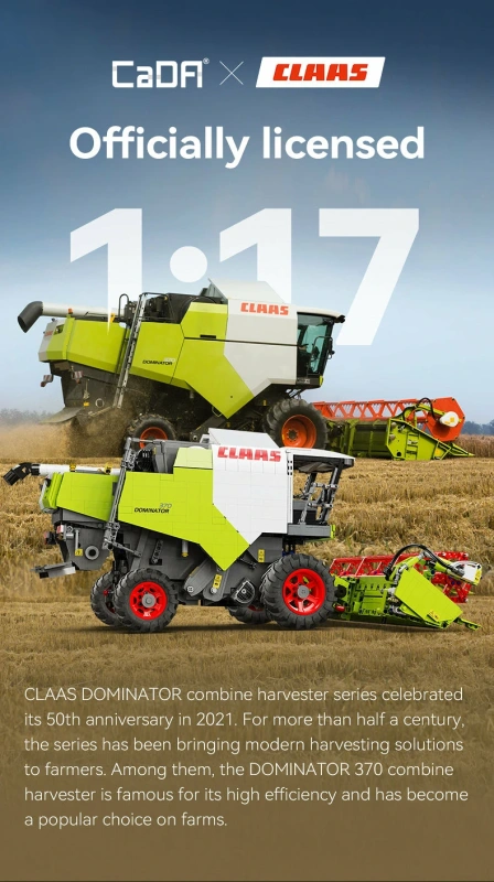 CaDA C61508 CLAAS Dominator 370 Harvester 1:17 Technic