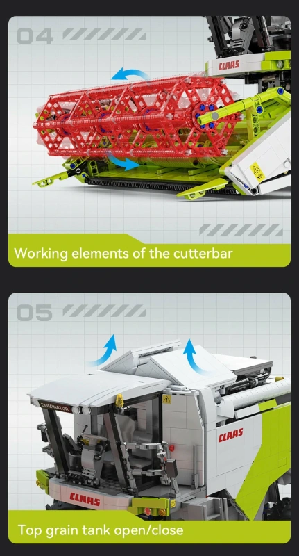 CaDA C61508 CLAAS Dominator 370 Harvester 1:17 Technic