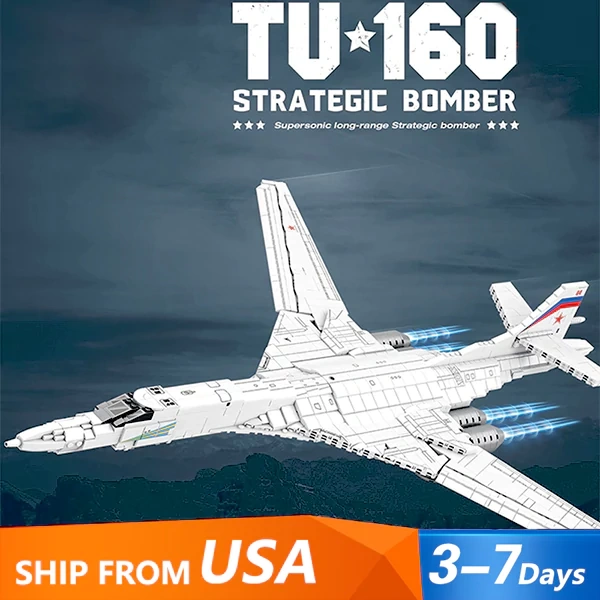 Reobrix 33036 TU-160 Strategic Bomber Technic US Warehouse Express