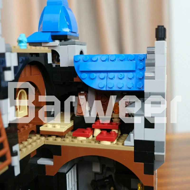 Studio MOC 148389 Fortress of Lakeside County Modular Buildings