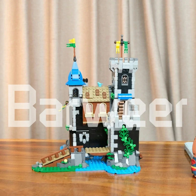 Studio MOC 148389 Fortress of Lakeside County Modular Buildings