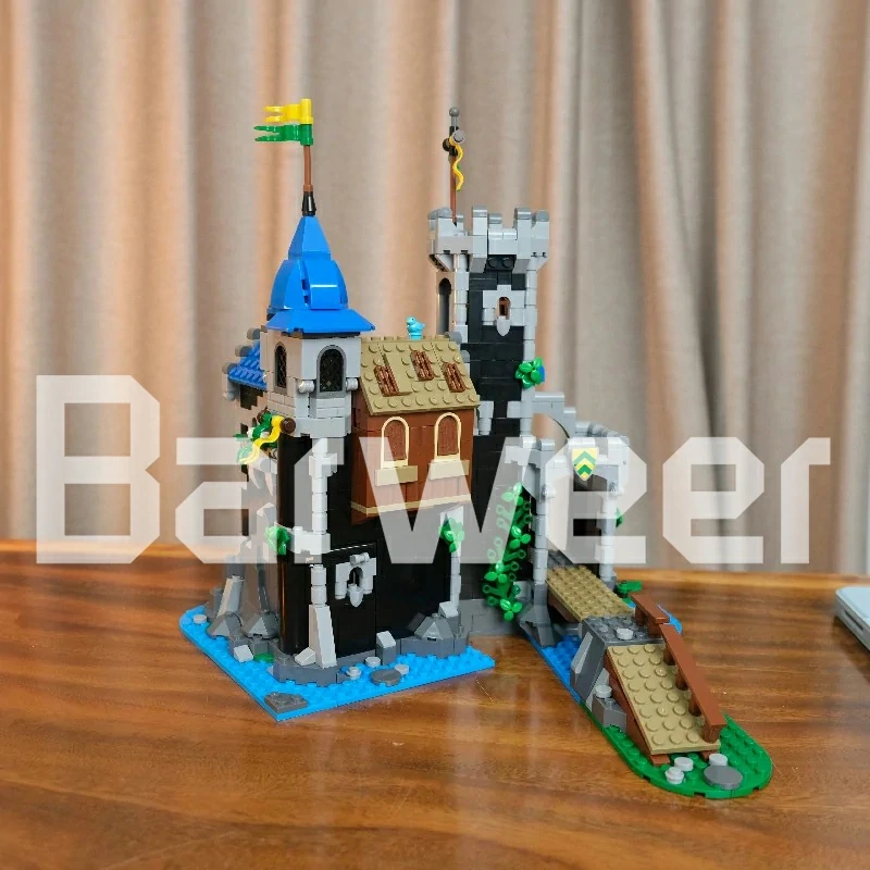 Studio MOC 148389 Fortress of Lakeside County Modular Buildings