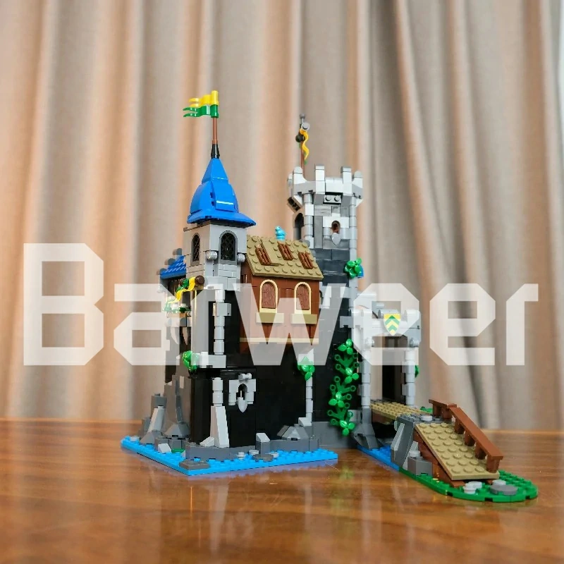 Studio MOC 148389 Fortress of Lakeside County Modular Buildings