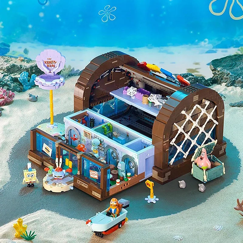 AREA-X AB0027 SpongeBob SquarePants the Krusty Krab Restaurant Movie & Game Europe Warehouse Express
