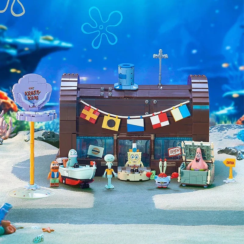 AREA-X AB0027 SpongeBob SquarePants the Krusty Krab Restaurant Movie & Game Europe Warehouse Express