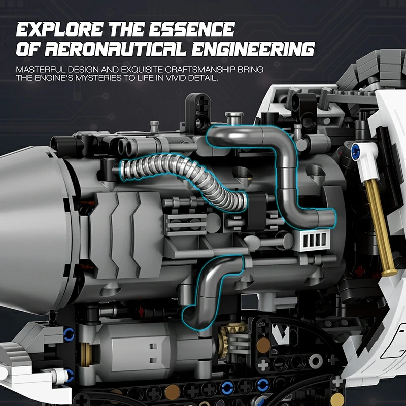 Reobrix 33019 AIRCRAFT ENGINE Technic