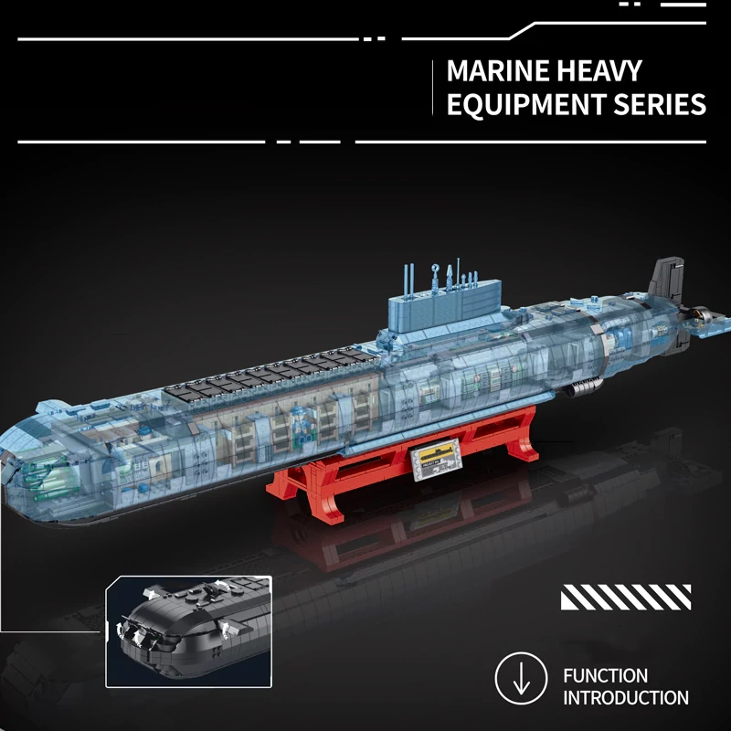 [Pre-sale] Panlos 628020 Project 941 Shark Typhoon Class Nuclear Submarine Military