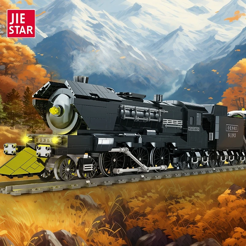 JIESTAR JJ9155 ORIENTAL STEAM TRAIN Technic