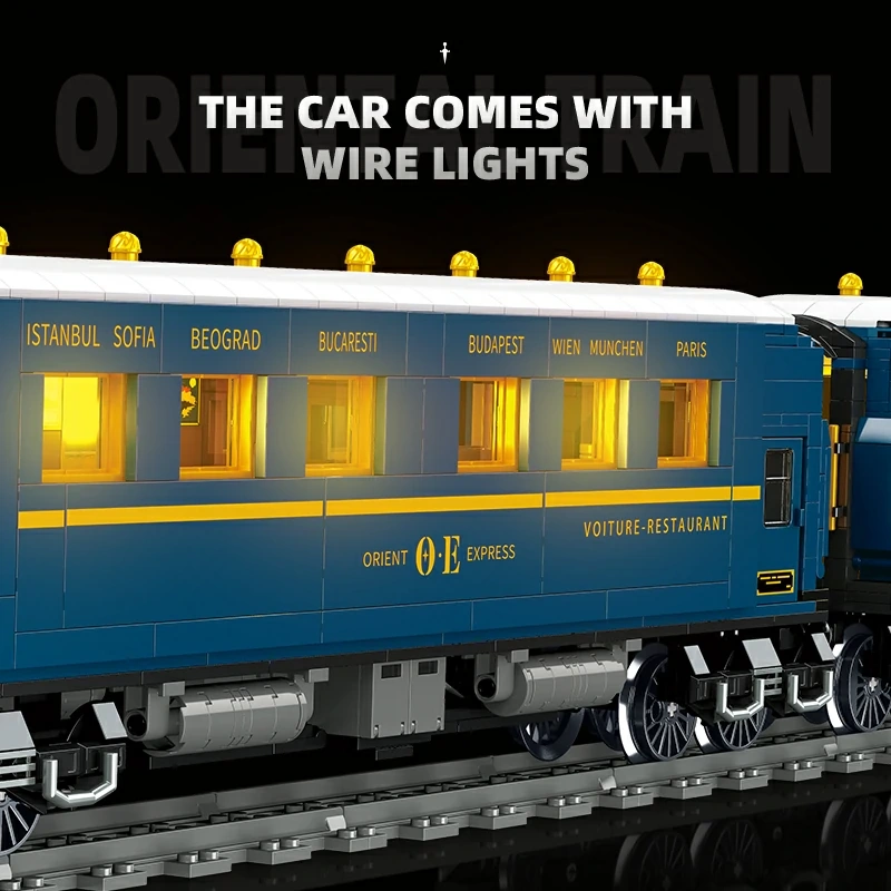 JIESTAR JJ9155 ORIENTAL STEAM TRAIN Technic
