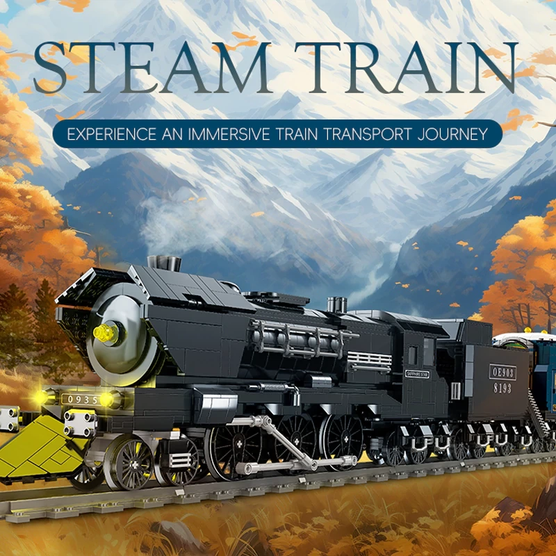 JIESTAR JJ9155 ORIENTAL STEAM TRAIN Technic