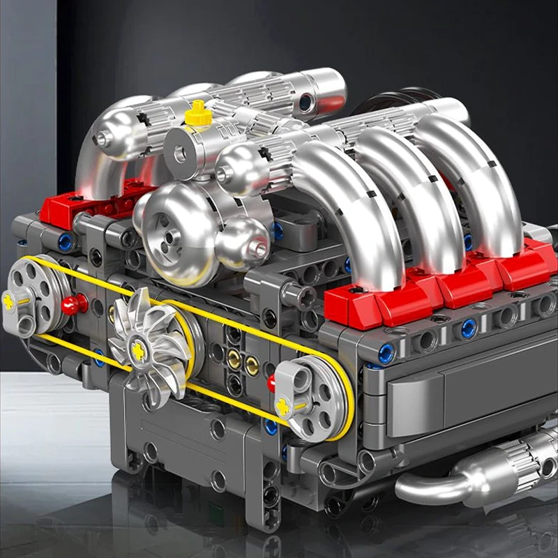 MouldKing 10193 Boxer Engine Technic