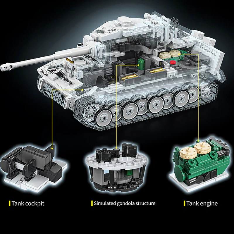 12GO 97001 TIGER HEAVY TANK Military