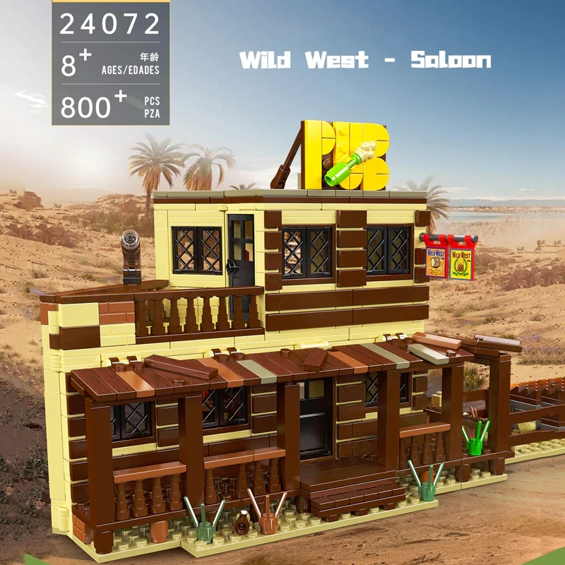 MouldKing 24072 Wild West-Saloon Modular Buildings