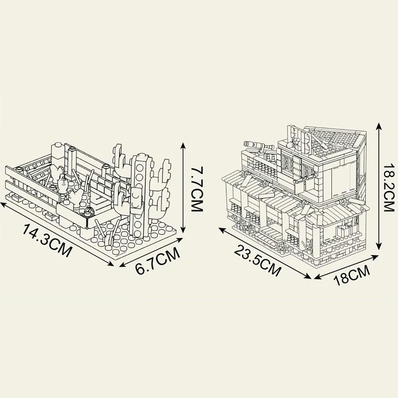 MouldKing 24072 Wild West-Saloon Modular Buildings