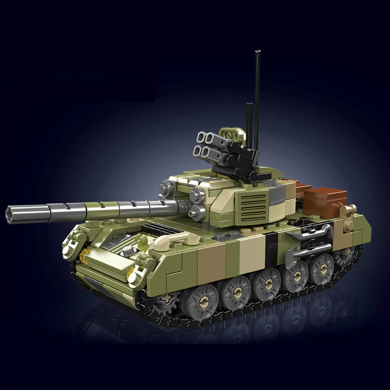 MouldKing 24073 T-72B3 Tank Rest Camp Military