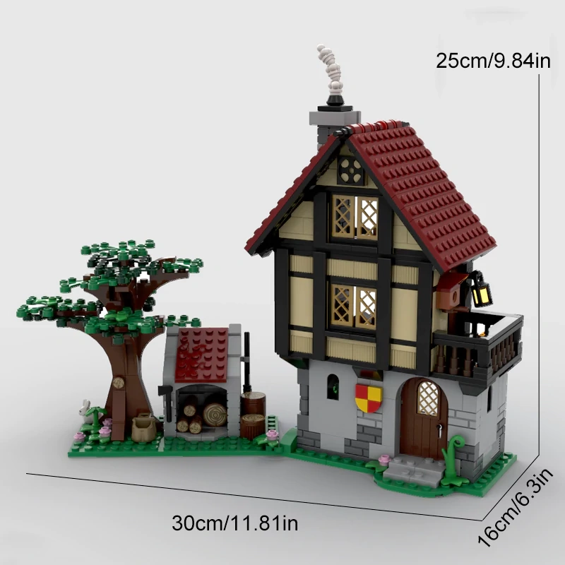 Studio MOC 82740 Medieval House