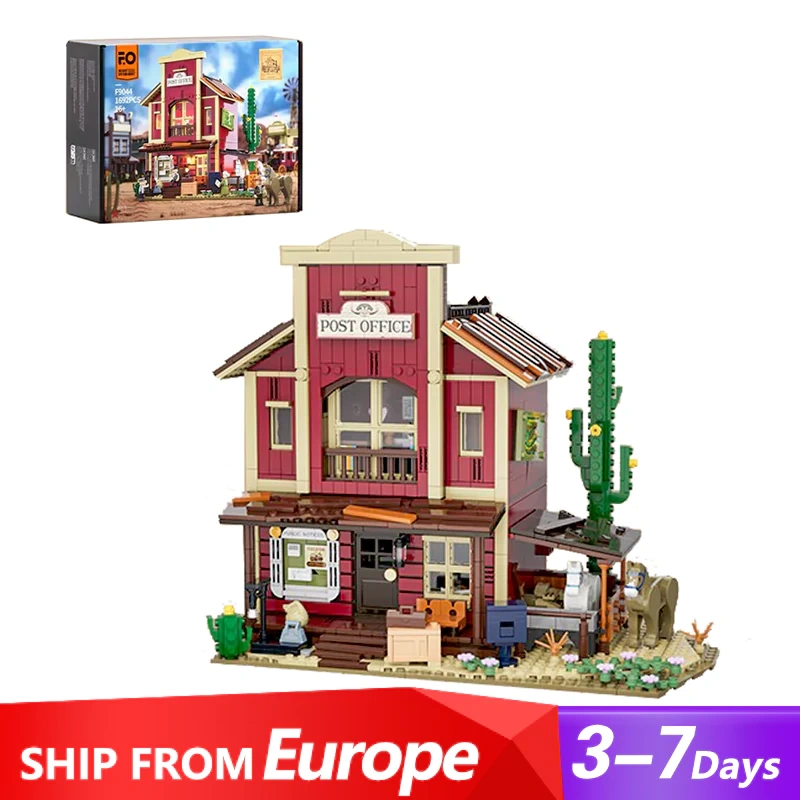 [Pre-sale] FunWhole F9044 Old West Post Office Modular Buildings Europe Warehouse Express