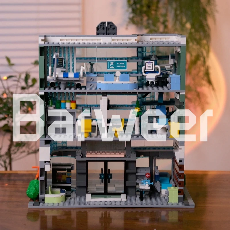 LEGO MOC XMORK 20121 Cities Hospital Modular Buildings