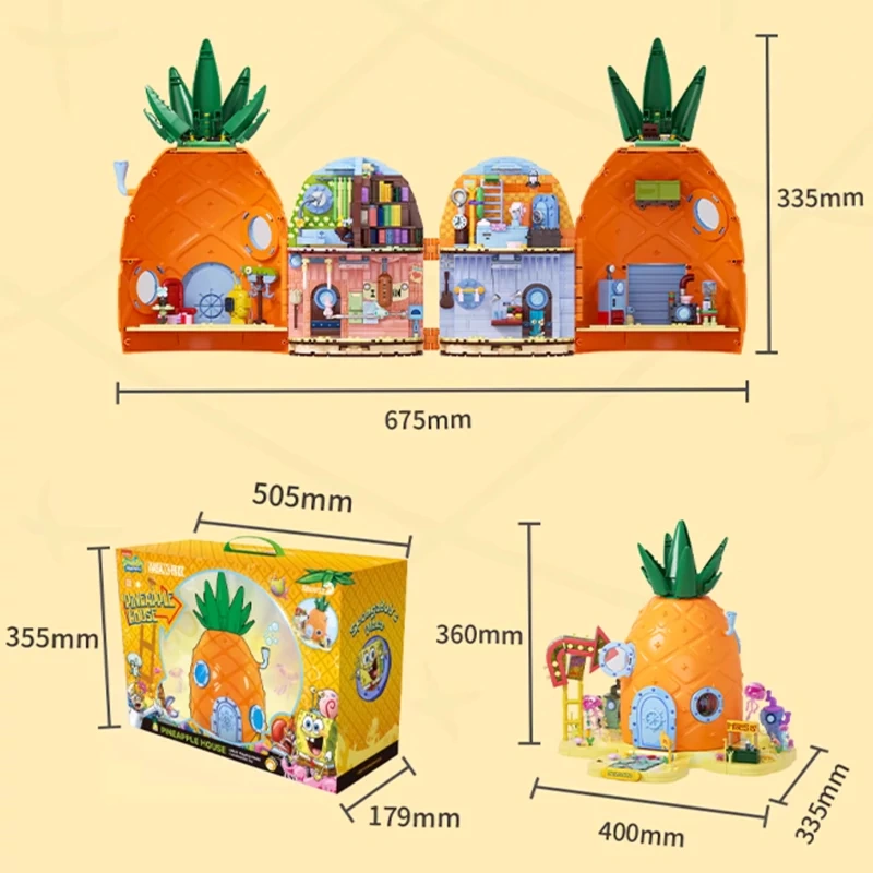 Area-X AB0032 Pineapple House Flagship Edition SpongeBob SquarePants Movie