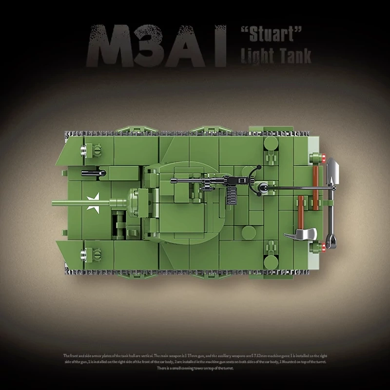 QUANGUAN 100103 M3B1 Tank Military