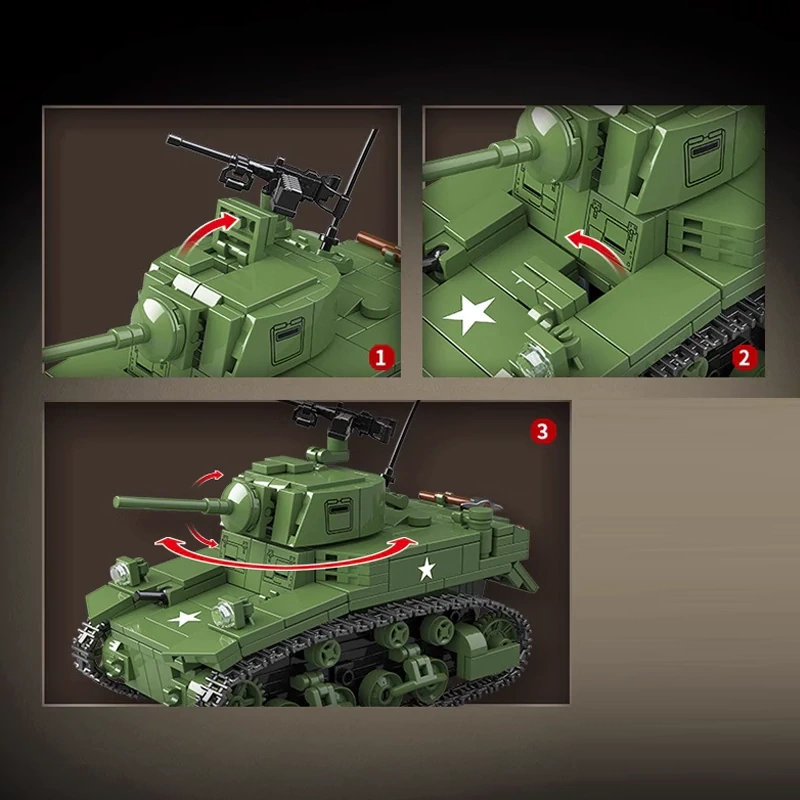 QUANGUAN 100103 M3B1 Tank Military