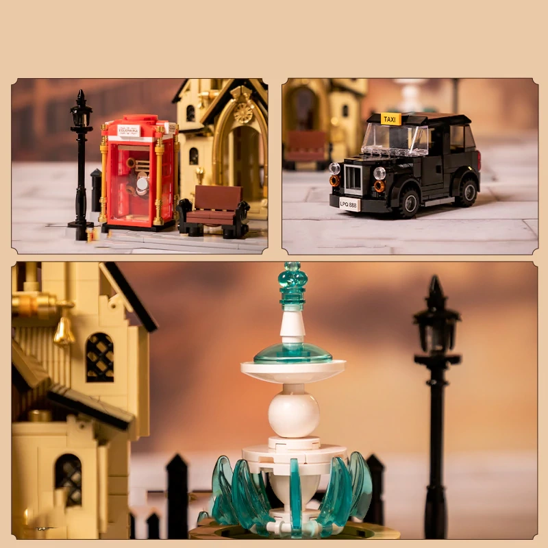 LEGO MOC Pantasy 85008 Steampunk Clock Tower Modular Buildings