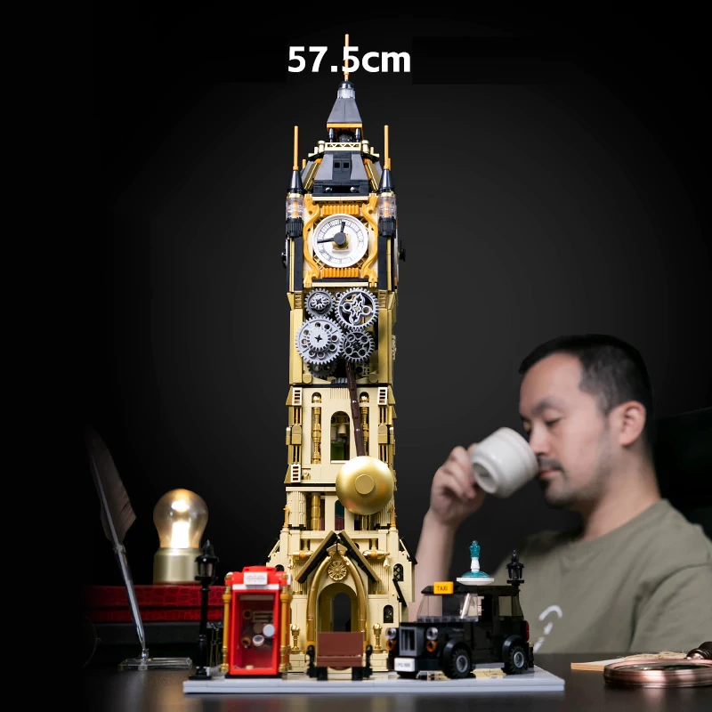 Pantasy 85008 Steampunk Clock Tower Modular Buildings US Warehouse Express