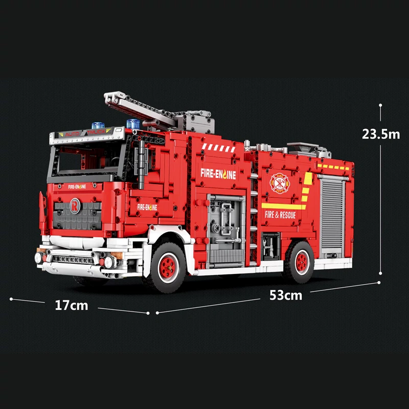 Reobrix 22008 Fire Ladder Truck Technic