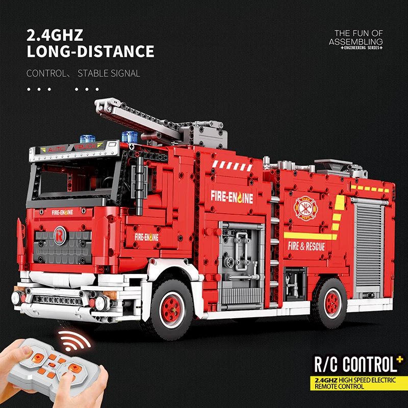 Reobrix 22008 Fire Ladder Truck Technic