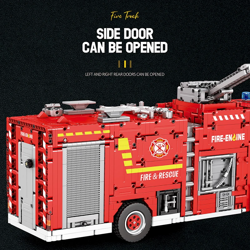 Reobrix 22008 Fire Ladder Truck Technic